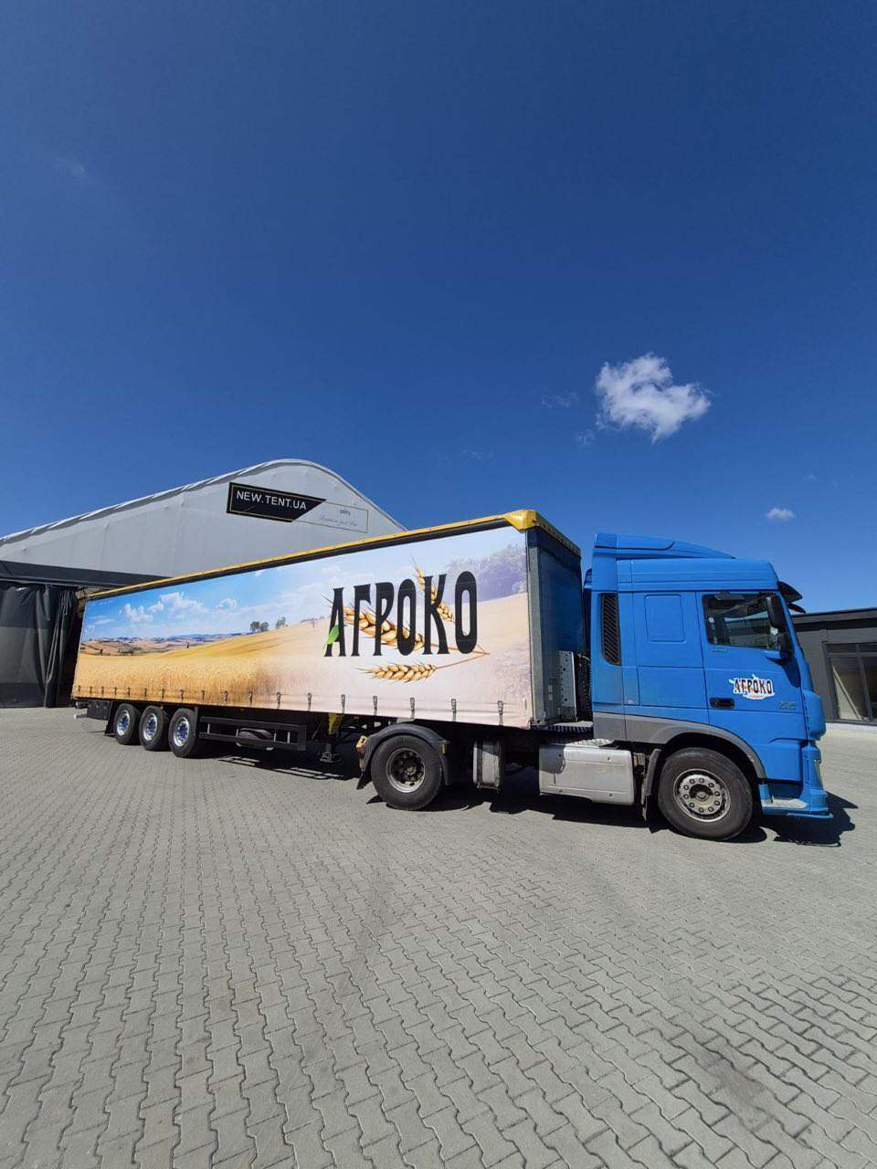 Брендування тентів на фуру, Газель та комерційний транспорт | TENT-K